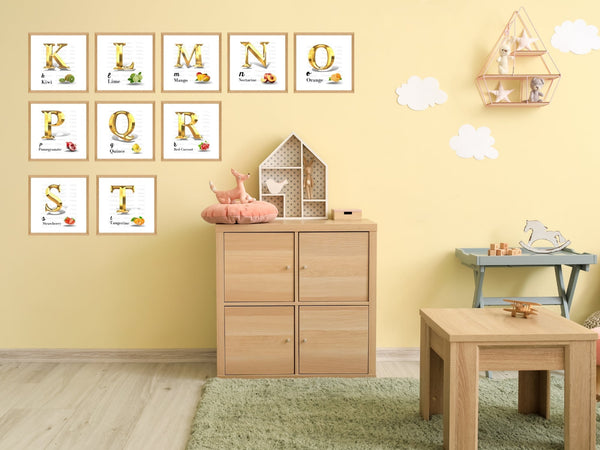 Gold letters fruits, LATTER - O  Gold color letters, including ORANGE fruit, English alphabet letters, including ORANGE fruit, Instant Download. PNG file, clipart, Transparent, Not Font.