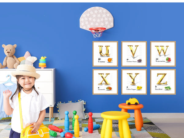 Gold letters fruits, LATTER - V Gold color letters, including VITELOTTE fruit, English alphabet letters, including VITELOTTE fruit, Instant Download. PNG file, clipart, Transparent, Not Font.