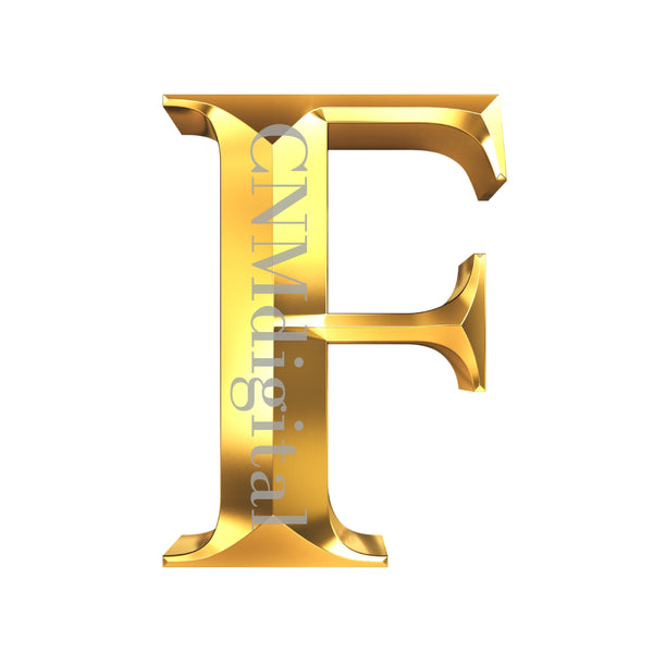 Gold letters, English alphabet, Instant Download, Digital file, clipart, Transparent, F-letter, PNG graphics, clipart letters,