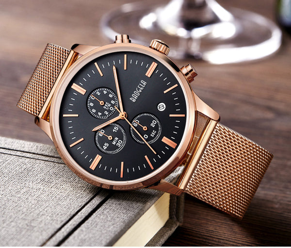Men Watch - London Special Edition Brand Luxury Mechanical  Chronograph Watch, Quartz