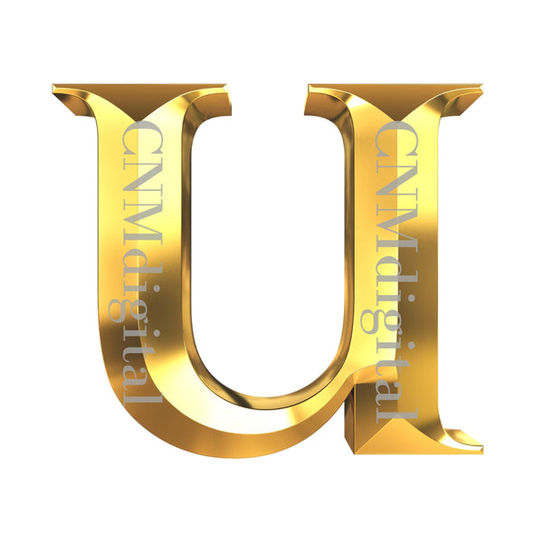 Gold letters, English alphabet, Instant Download, Digital file, clipart, Transparent, U -letter, PNG graphics, clipart letters,