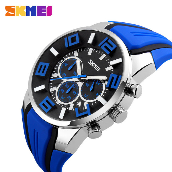Men Sport Watch Chronograph Strap Silcon Model - XK9128 SKMEI