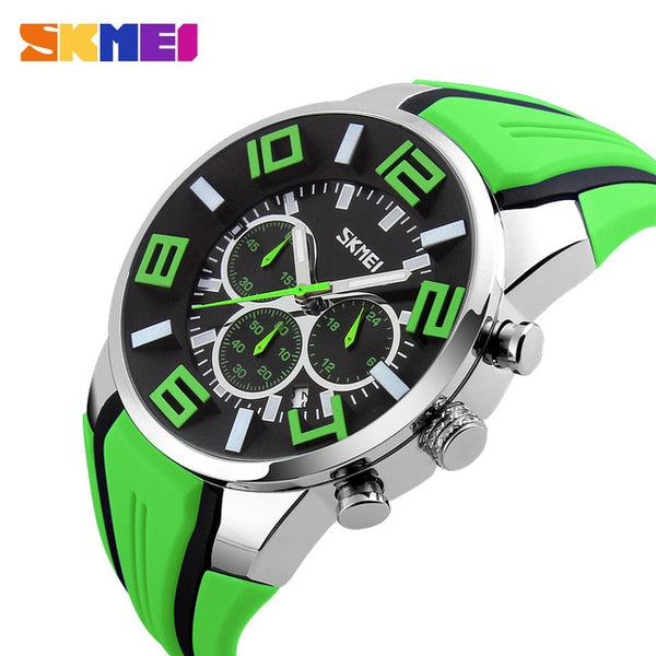 Men Sport Watch Chronograph Strap Silcon Model - XK9128 SKMEI
