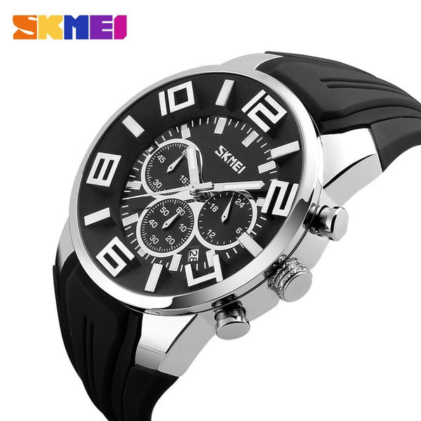 Men Sport Watch Chronograph Strap Silcon Model - XK9128 SKMEI