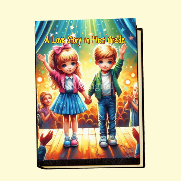 A love story in first grade kids E book Fantasy children book School stories book love story in first grade birthday kids gift Digital book