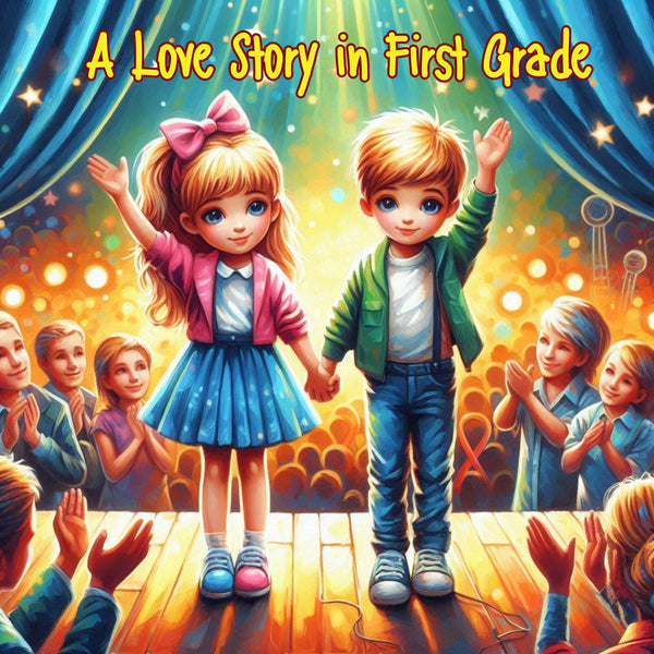 A love story in first grade kids E book Fantasy children book School stories book love story in first grade birthday kids gift Digital book