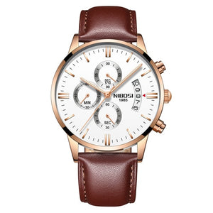 NIBOSI, Relogio Masculino, Men Watches, Luxury Famous, Top Brand, Men's Fashion, Casual Dress, Watch Military, Quartz, Wristwatches, NIBOSI2309