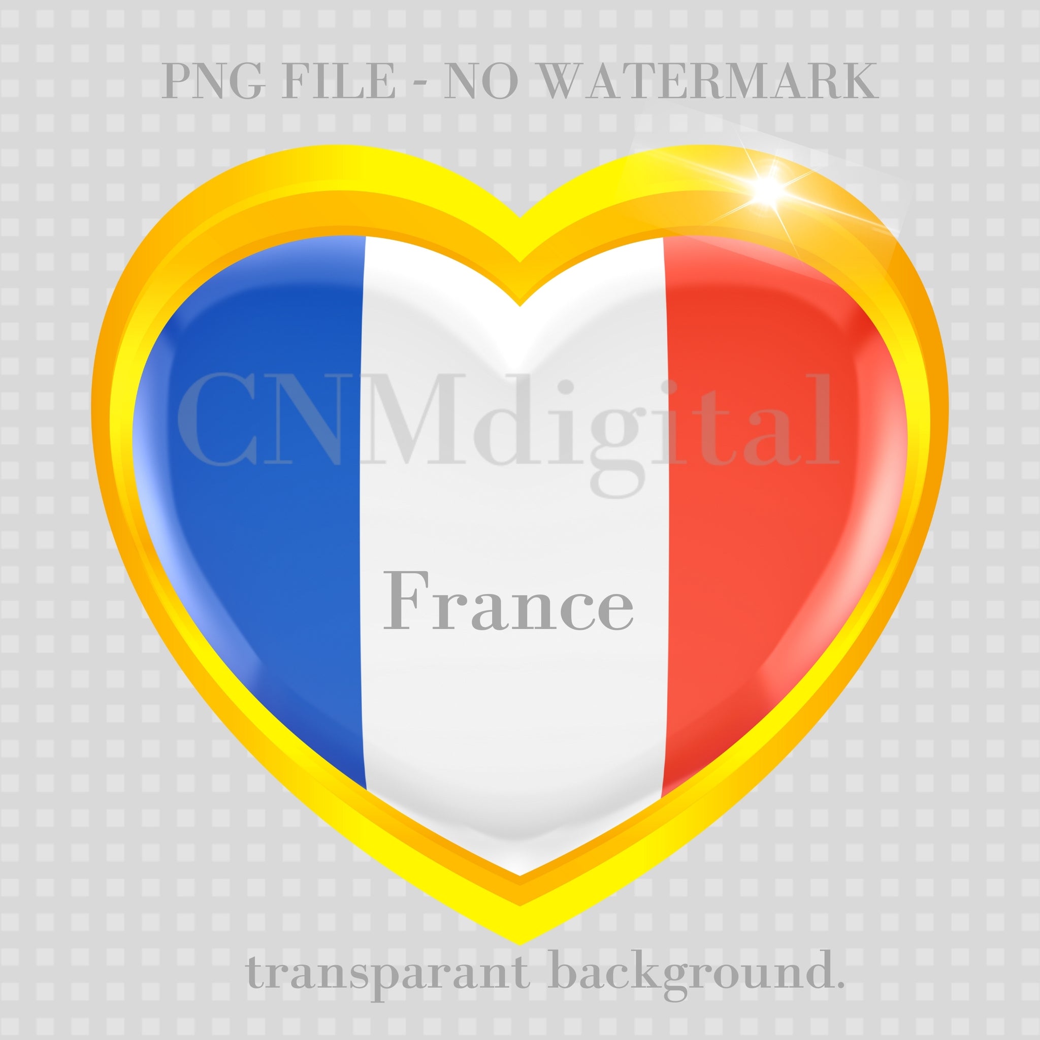 France flag country, Instant Download, digital file flags, Heart shaped, France Nation flag, France European country, World Clip Art, national flags, Flags collection High Quality Transparent PNG file ready to print.