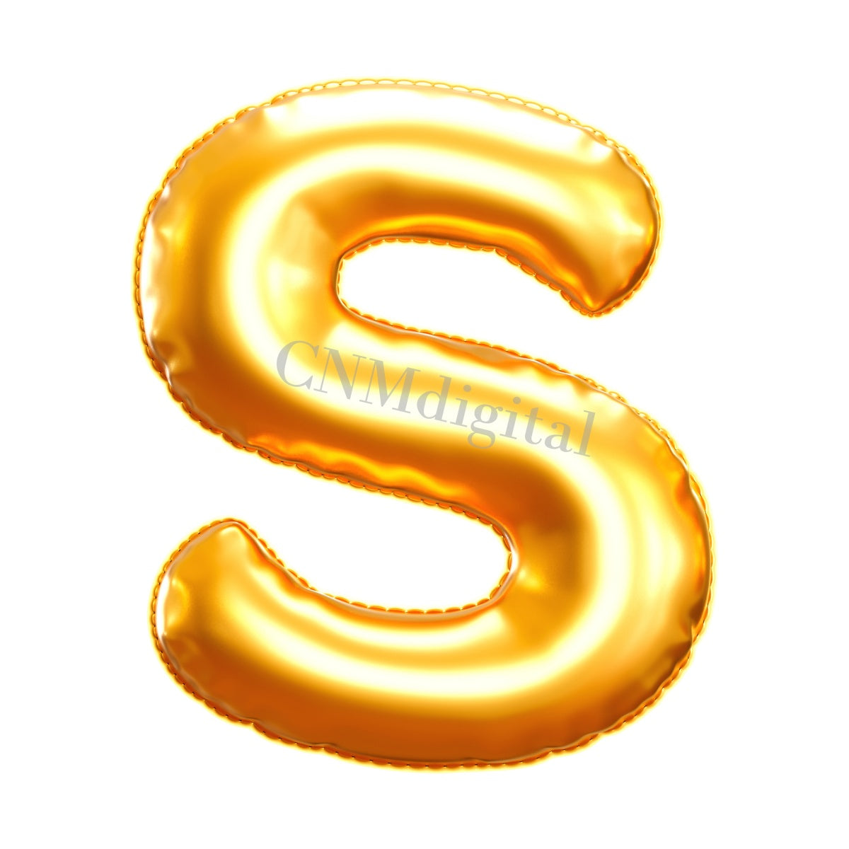 Gold foil balloons letters, English alphabet, Instant Download, Digital file, clipart, Transparent, S-letter, PNG graphics, clipart letters,