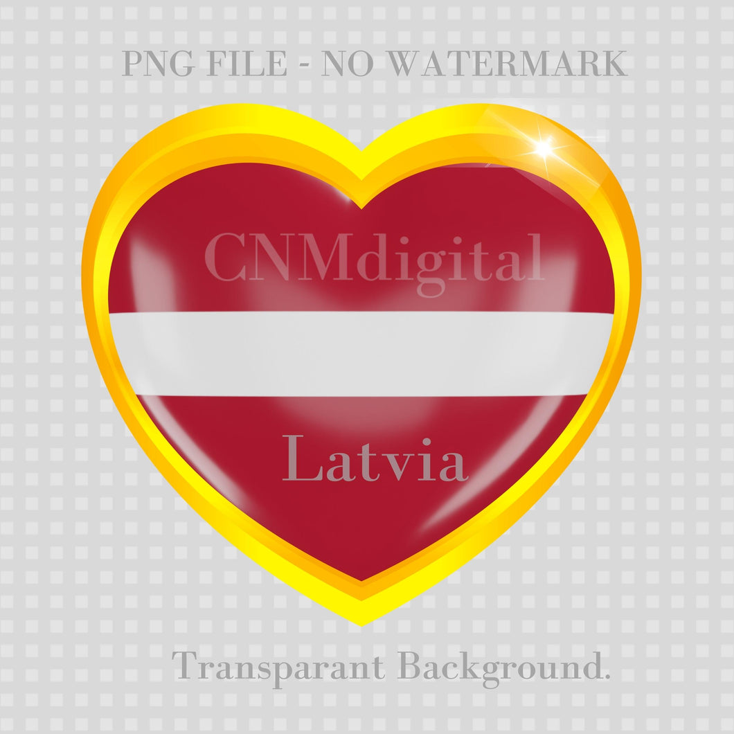 Latvia flag country, Instant Download, digital file flags, Heart shaped, Latvia Nation flag, Latvia World flags, World Clip Art, national flags, Flags collection High Quality Transparent PNG file ready to print.