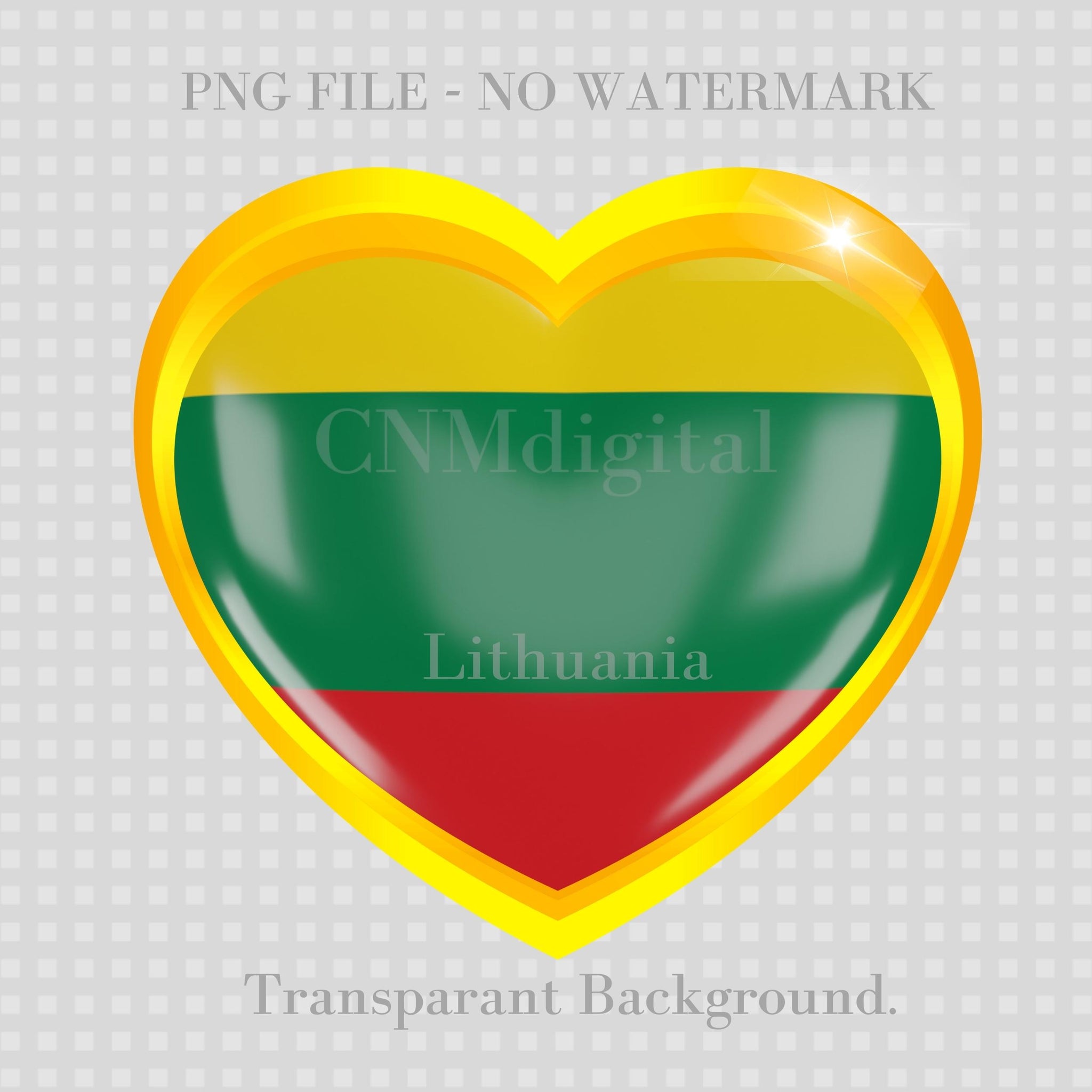 Lithuania flag country, Instant Download, digital file flags, Heart shaped, Lithuania Nation flag, Lithuania World flags, World Clip Art, national flags, Flags collection High Quality Transparent PNG file ready to print.