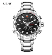 Mens Watch Quartz Analog Relogio Masculino Number: NF9093