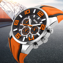 Men Sport Watch Chronograph Strap Silcon Model - XK9128 SKMEI